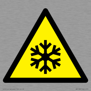 W010 Warning: Low temperature/freezing conditions